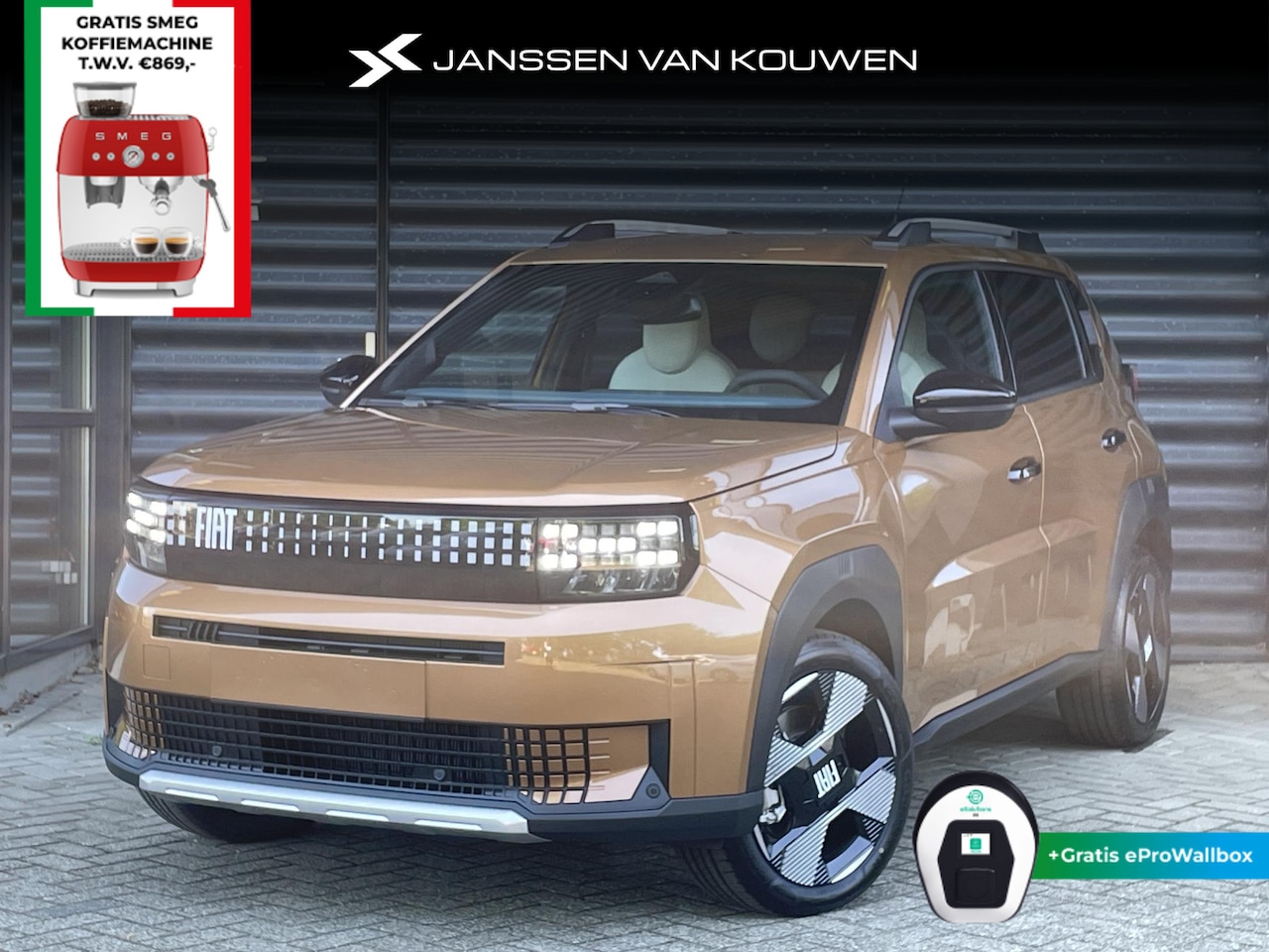 Fiat Grande Panda - La Prima 7.4 kW 44 kWh - AutoWereld.nl