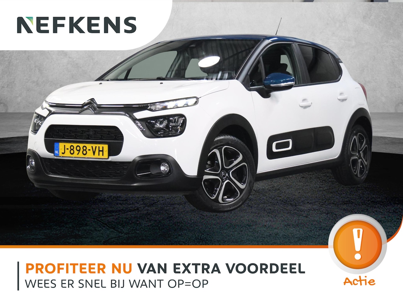 Citroën C3 - 1.2 85PK Feel | 1ste eigenaar | AppleCarPlay/AndroidAuto | Navigatie | LED | Climate | Iso - AutoWereld.nl