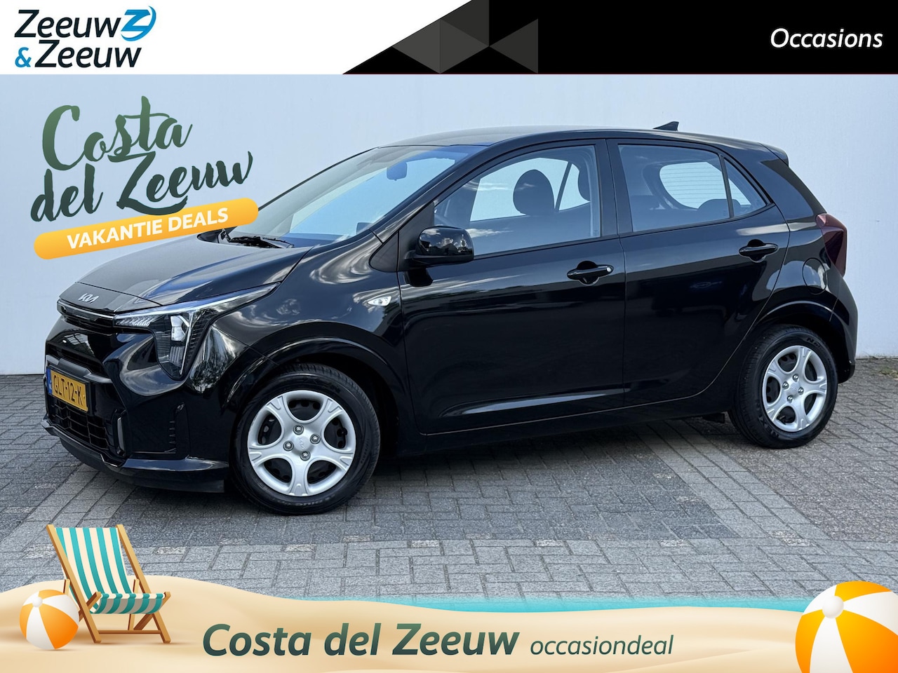 Kia Picanto - 1.0 DPI DynamicLine | Airco | Navi | Camera | Parkeersensoren | Cruise Control | Apple Car - AutoWereld.nl