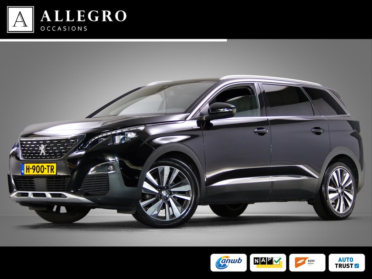 Peugeot 5008 - 1.2 PureTech GT-Line (7-PERSOONS, TREKHAAK, RONDOMZICHTCAMERA, STOELVERWARMING, APPLE CARP - AutoWereld.nl