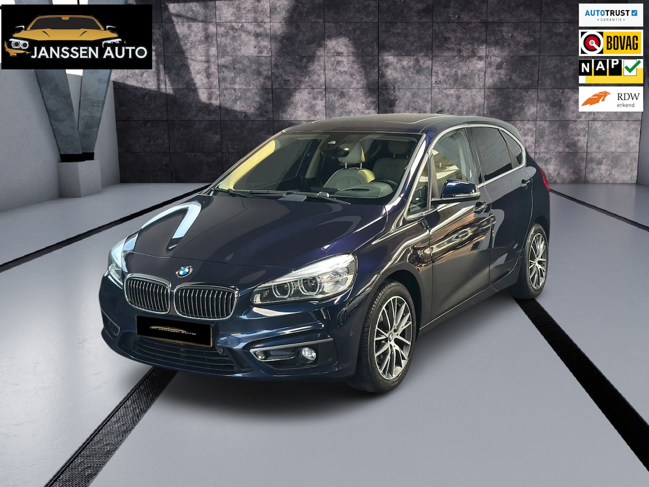 BMW 2-serie Active Tourer - 218i M Sport 218i M Sport, Pano, Leer, Stoelverwarming, Navi, volle auto - AutoWereld.nl