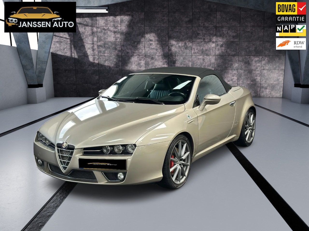 Alfa Romeo Spider - 2.2 JTS Exclusive 2.2 JTS Exclusive, NL Auto, Leder, Camera, Klima, bijzondere kleur, topstaat - AutoWereld.nl