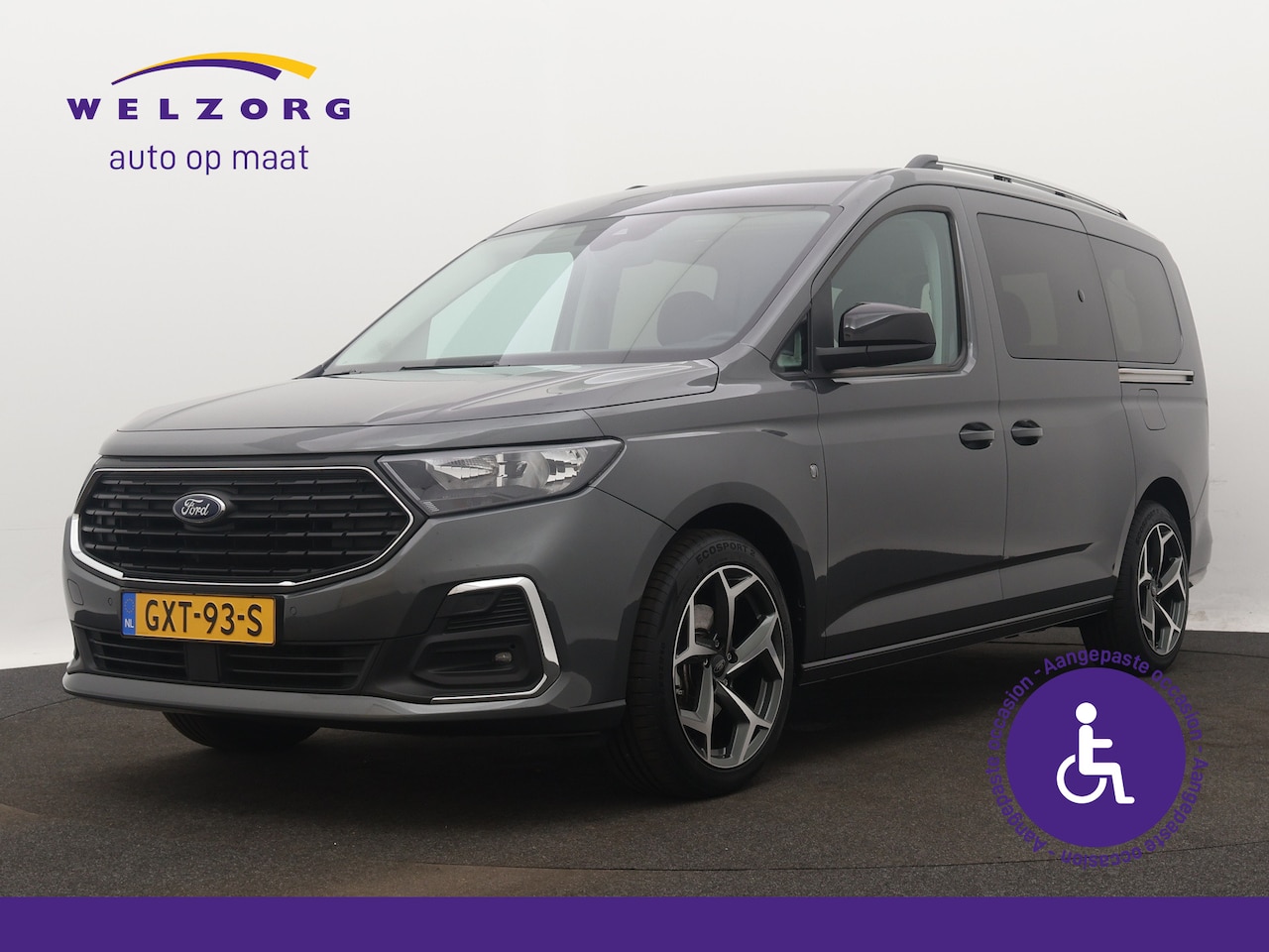 Ford Tourneo Connect Grand - 1.5 TSI Rolstoelauto Direct Leverbaar! Rolstoelauto Hetzelfde model als Volkswagen Caddy M - AutoWereld.nl