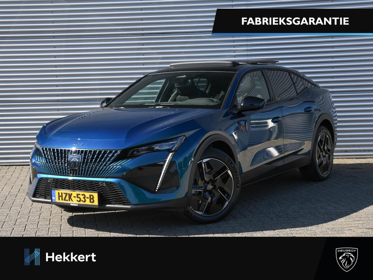 Peugeot e-408 - GT Avantage 58 kWh 213pk Automaat SCHUIF-DAK | FOCAL | STANDKACHEL | DODE HOEK | 360° CAM. - AutoWereld.nl