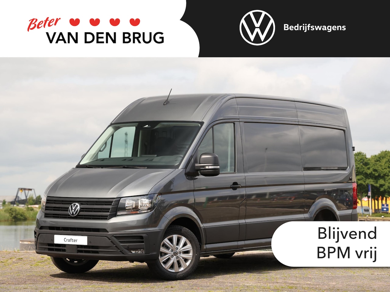 Volkswagen Crafter - 2.0 TDI 177PK Automaat L3H3 Highline | 3,99% FL Actie | Nieuw Model | Airco | Cruise | PDC - AutoWereld.nl