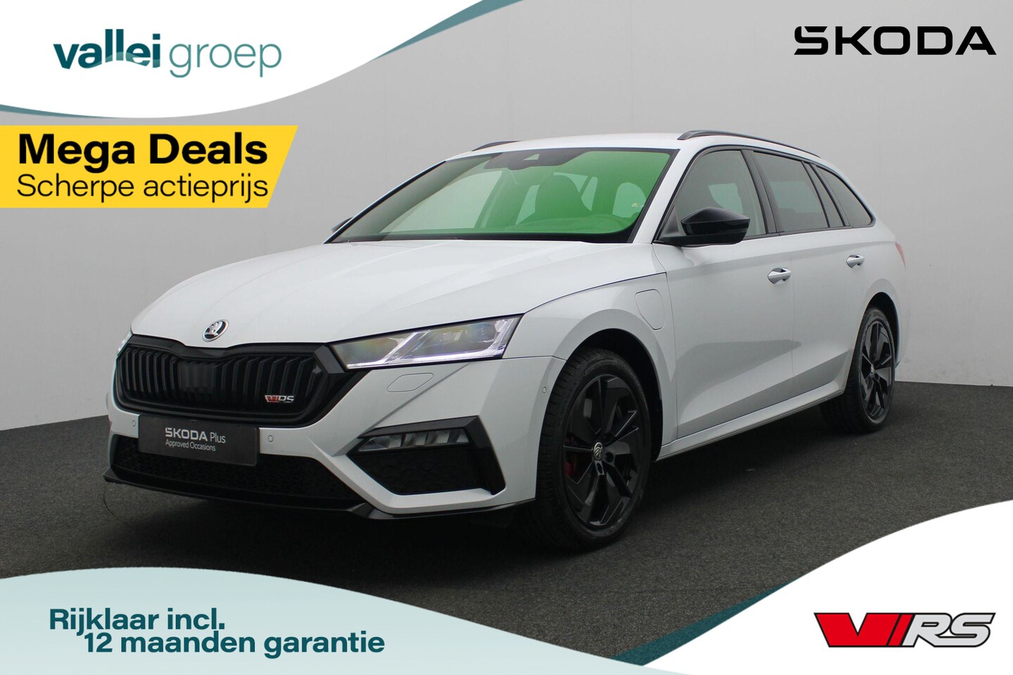 Skoda Octavia Combi - 1.4 TSI 245 pk DSG RS iV PHEV Business | Adaptief onderstel | Trekhaak | Matrix LED | Head - AutoWereld.nl