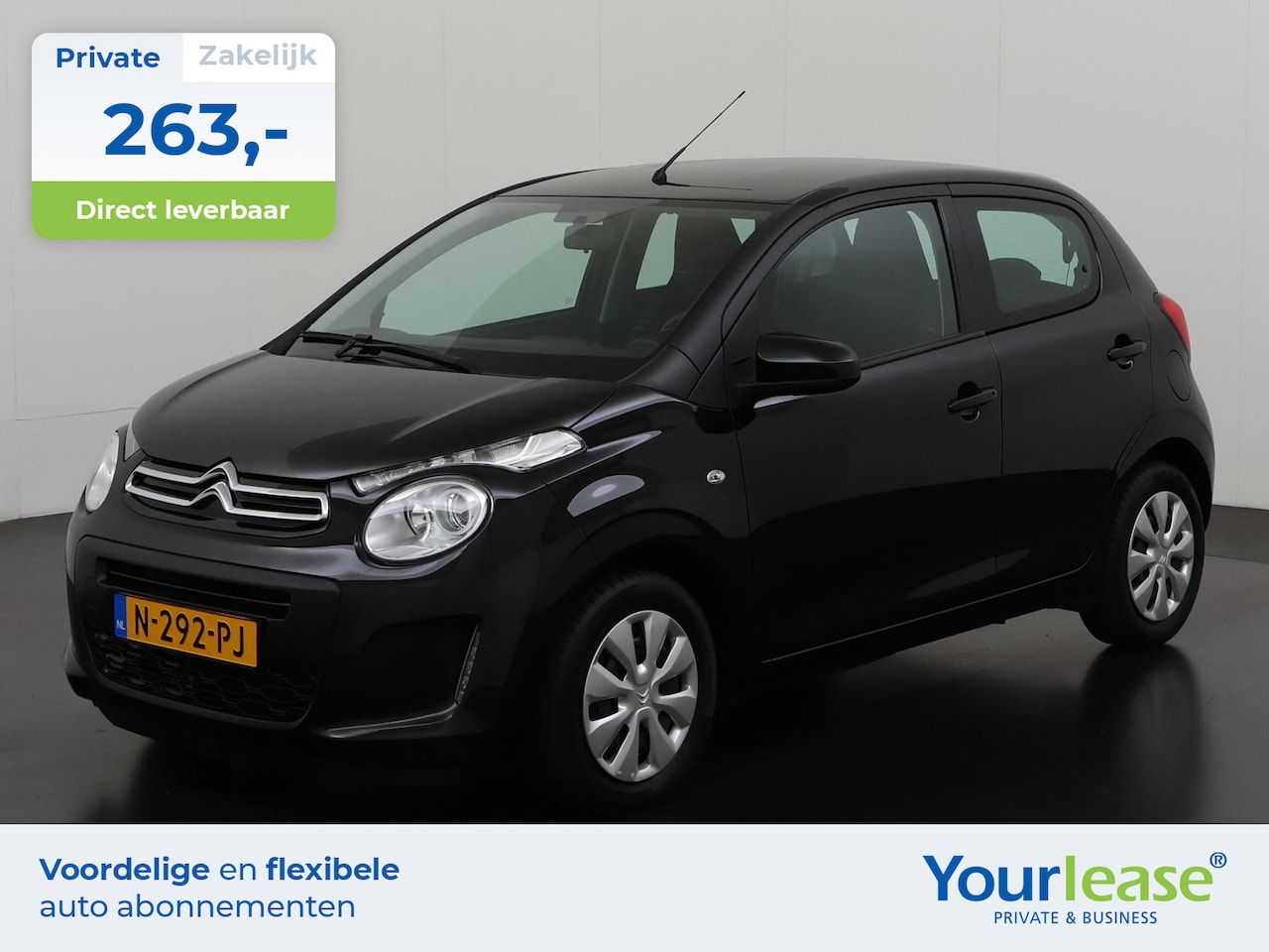 Citroën C1 - 1.0 VTi Feel | All-in 263,- Private Lease | Zondag Open! - AutoWereld.nl