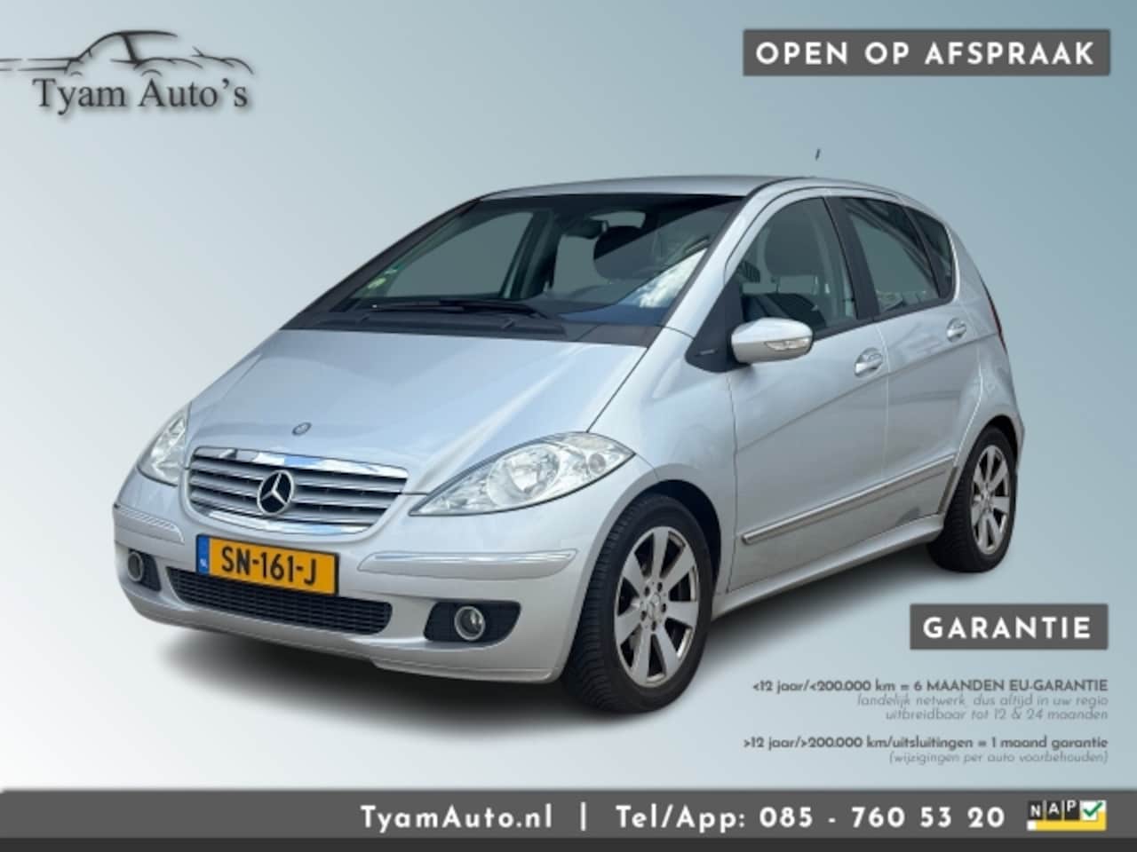 Mercedes-Benz A-klasse - A150 AUTOMAAT / AIRCO STOELVERWARM CRUISE *MAANDAG NAAR POETS* - AutoWereld.nl