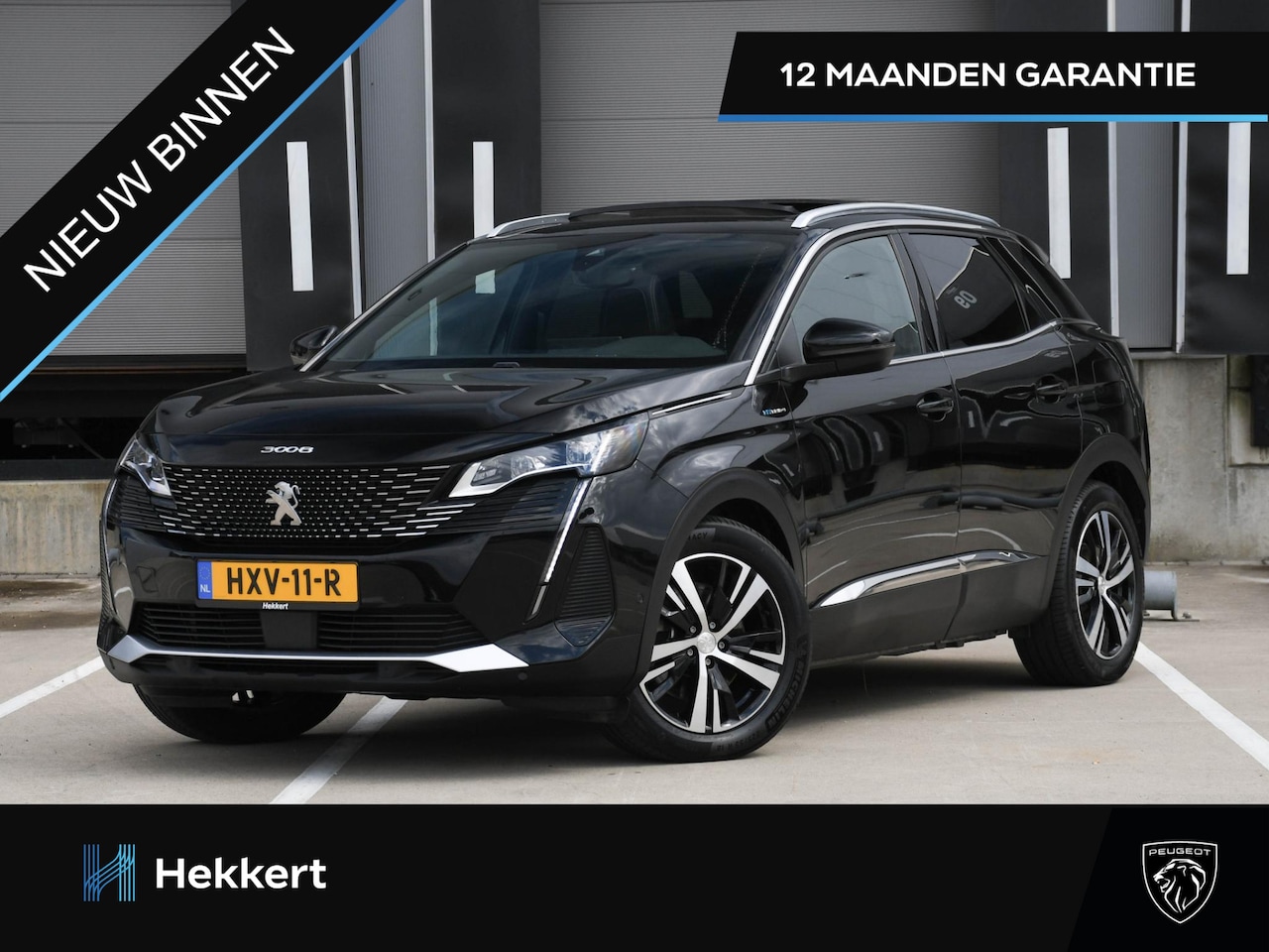 Peugeot 3008 - GT 1.6 HYbrid4 300pk Automaat PANO-DAK | 18''LM | ADAP. CRUISE | DODE HOEK | DAB | NAVI | - AutoWereld.nl