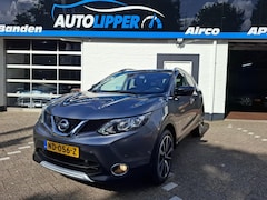 Nissan Qashqai - 1.2 Tekna /Leder/Panorama raam/Nieuwe apk bij aflevering/Dealer onderhouden/Keyless entry/