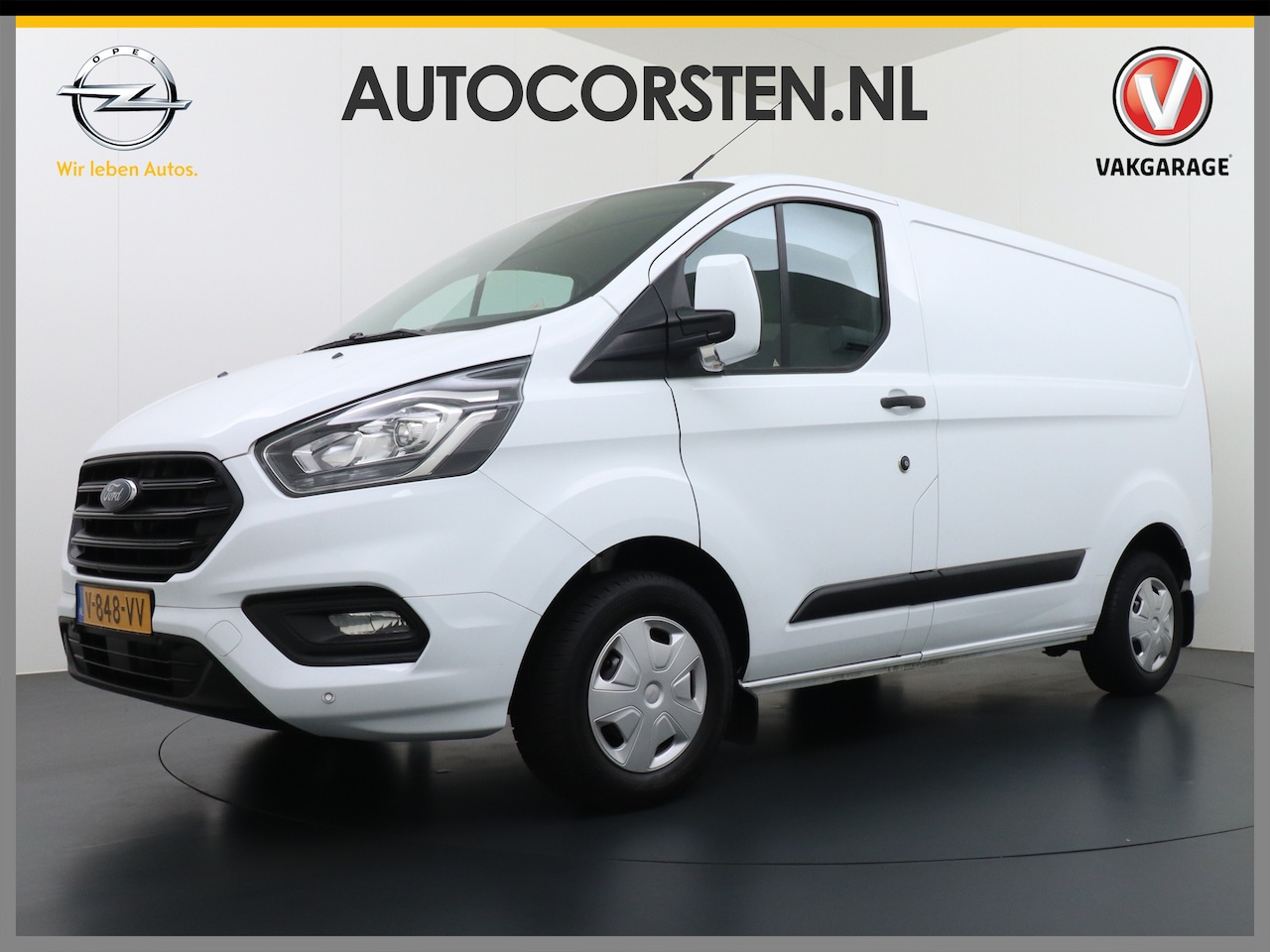 Ford Transit Custom - 280 2.0TDCI 3-Persoons Airco Pdc-v+a Trekhaak Cruise Control Voorruitverwarming Trend Rege - AutoWereld.nl