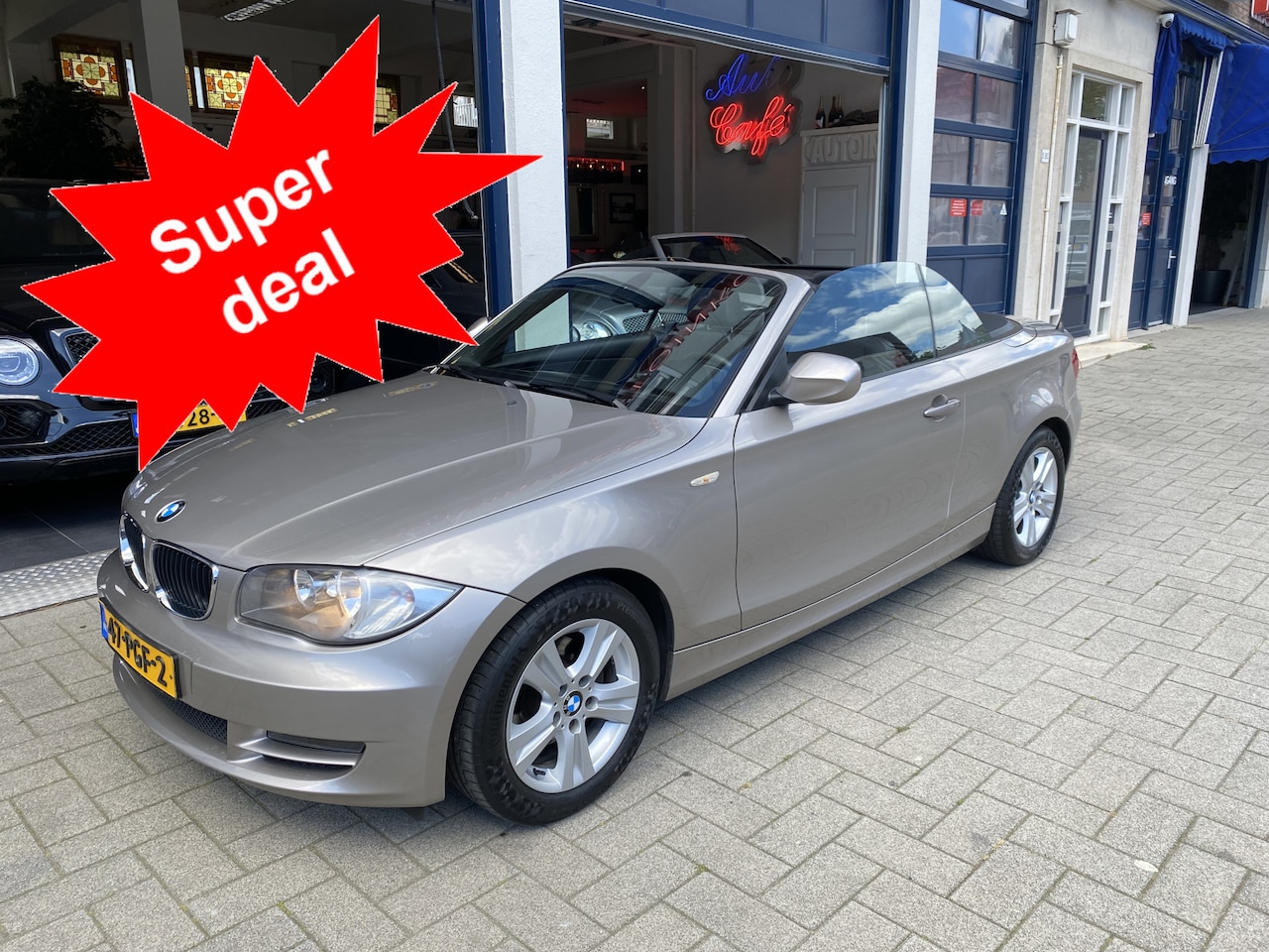 BMW 1-serie Cabrio - 118i High Executive NL AUTO/CLIMA/PDC/CRUISE - AutoWereld.nl