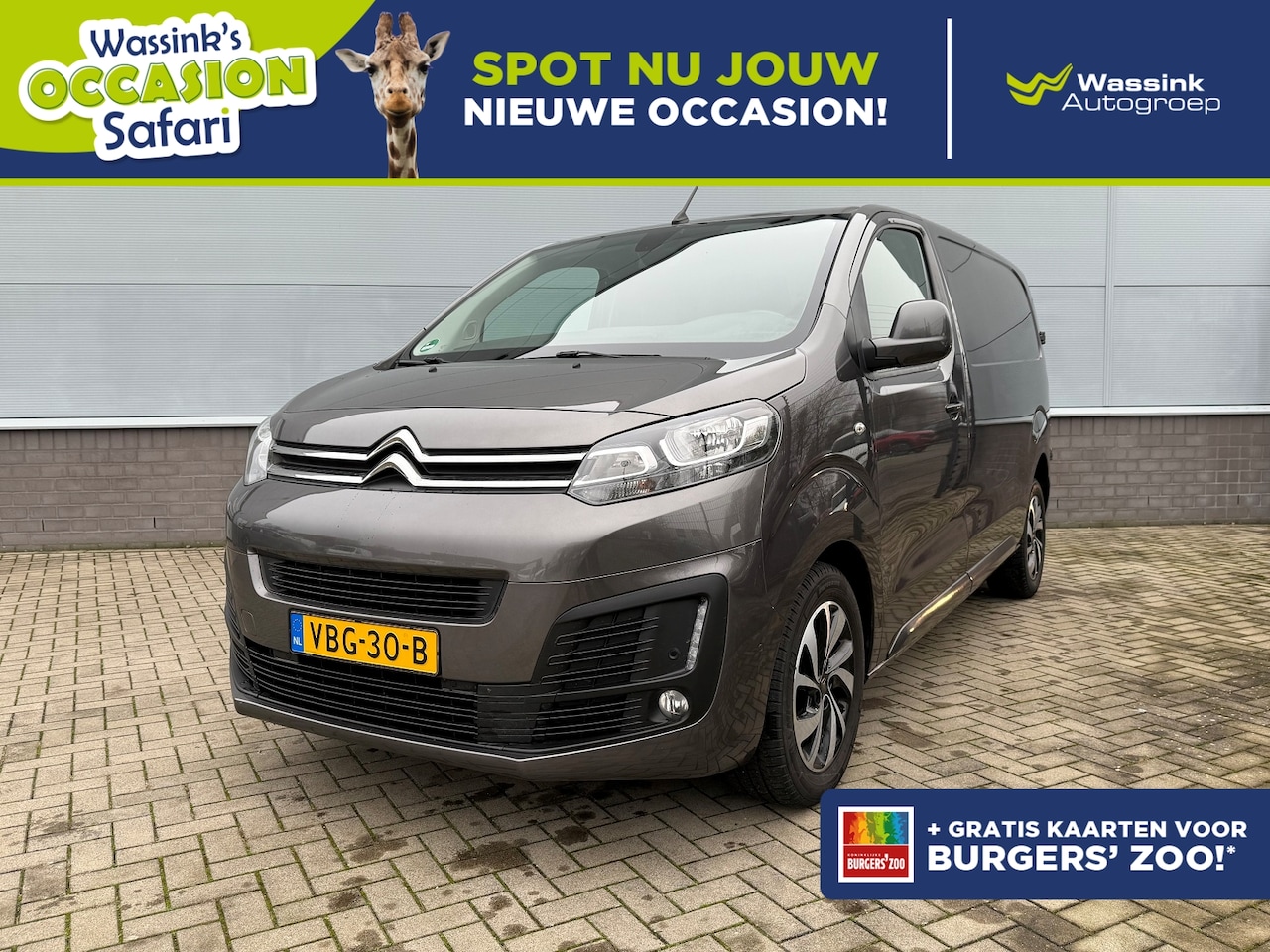 Citroën Jumpy - M 2.0 BlueHDi 120PK 3-zits | Navigatie | Lederen Bekleding | Parkeersensoren | Houten Vloe - AutoWereld.nl