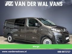 Citroën Jumpy - 2.0 BlueHDI *MARGE, GEEN BTW* 123pk L3H1 Dubbele cabine Euro6 Airco | 6-Zits | 2x Zijdeur