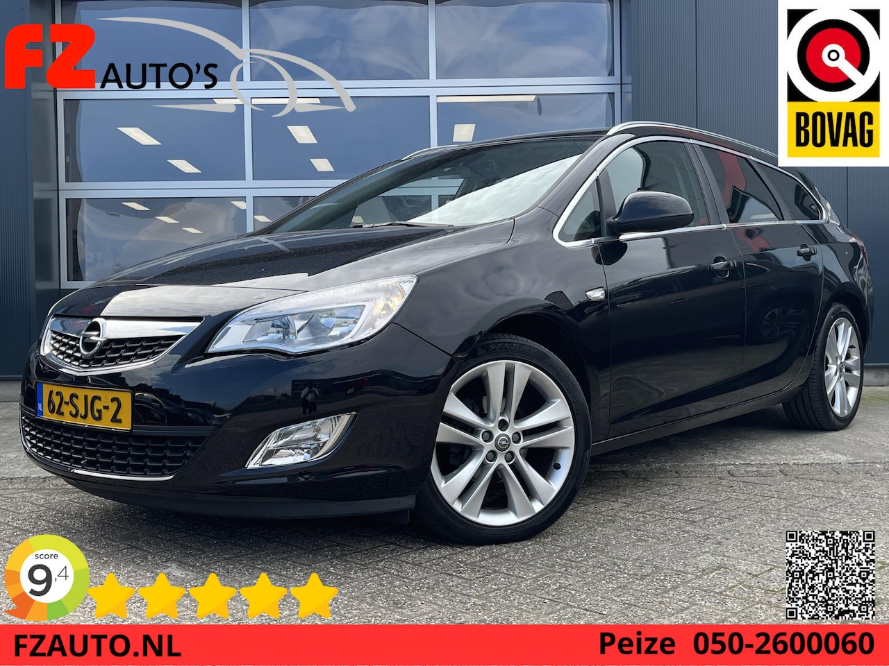 Opel Astra Sports Tourer - 1.4 Turbo Cosmo - Navigatie - Climate Control - Cruise Control - Half lederen stoelbekledi - AutoWereld.nl