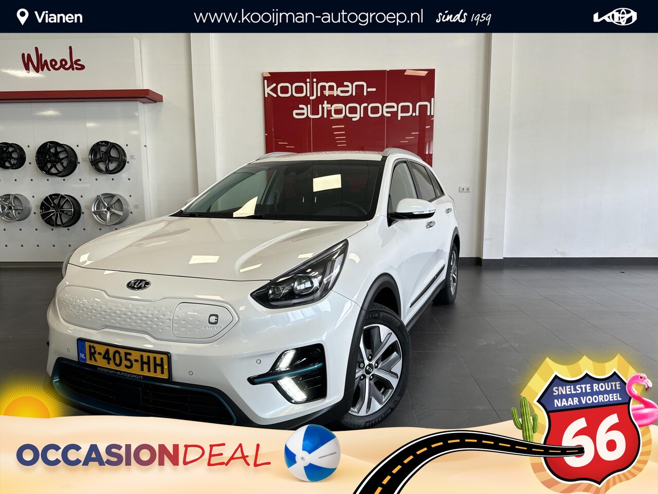 Kia e-Niro - DynamicLine 64 kWh DynamicLine 64 kWh , 8% bijtelling , BTW auto , Volledig leder , Stoel/stuurverwarming , F - AutoWereld.nl