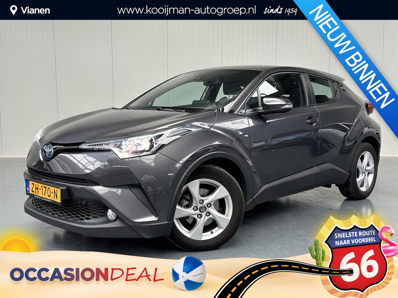 Toyota C-HR - 1.8 Hybrid Active Zuinige nette auto van 1ste eigenaar. - AutoWereld.nl