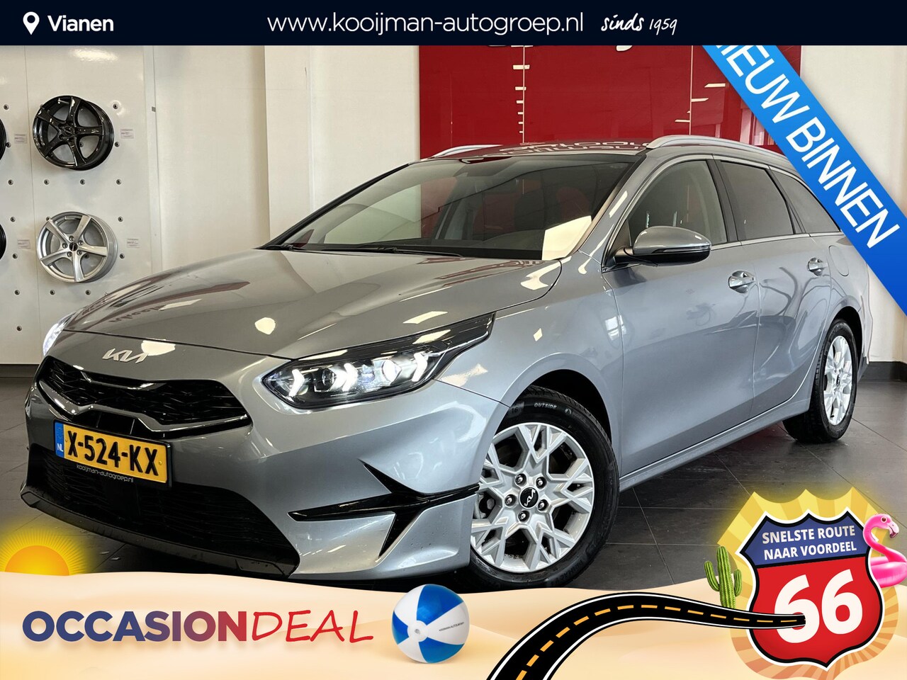 Kia Cee'd Sportswagon - Ceed 1.0 T-GDi DynamicPlusLine Klimaat Controle, Dodehoekdetectie, Cruise Control, Stuur e - AutoWereld.nl