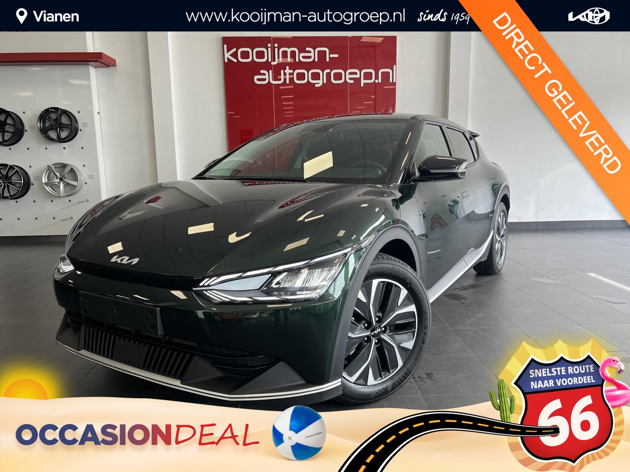 Kia EV6 - Air 58 kWh ,Nieuwe auto, Direct Leverbaar ! Inclusief Gratis Laadpaal!! - AutoWereld.nl