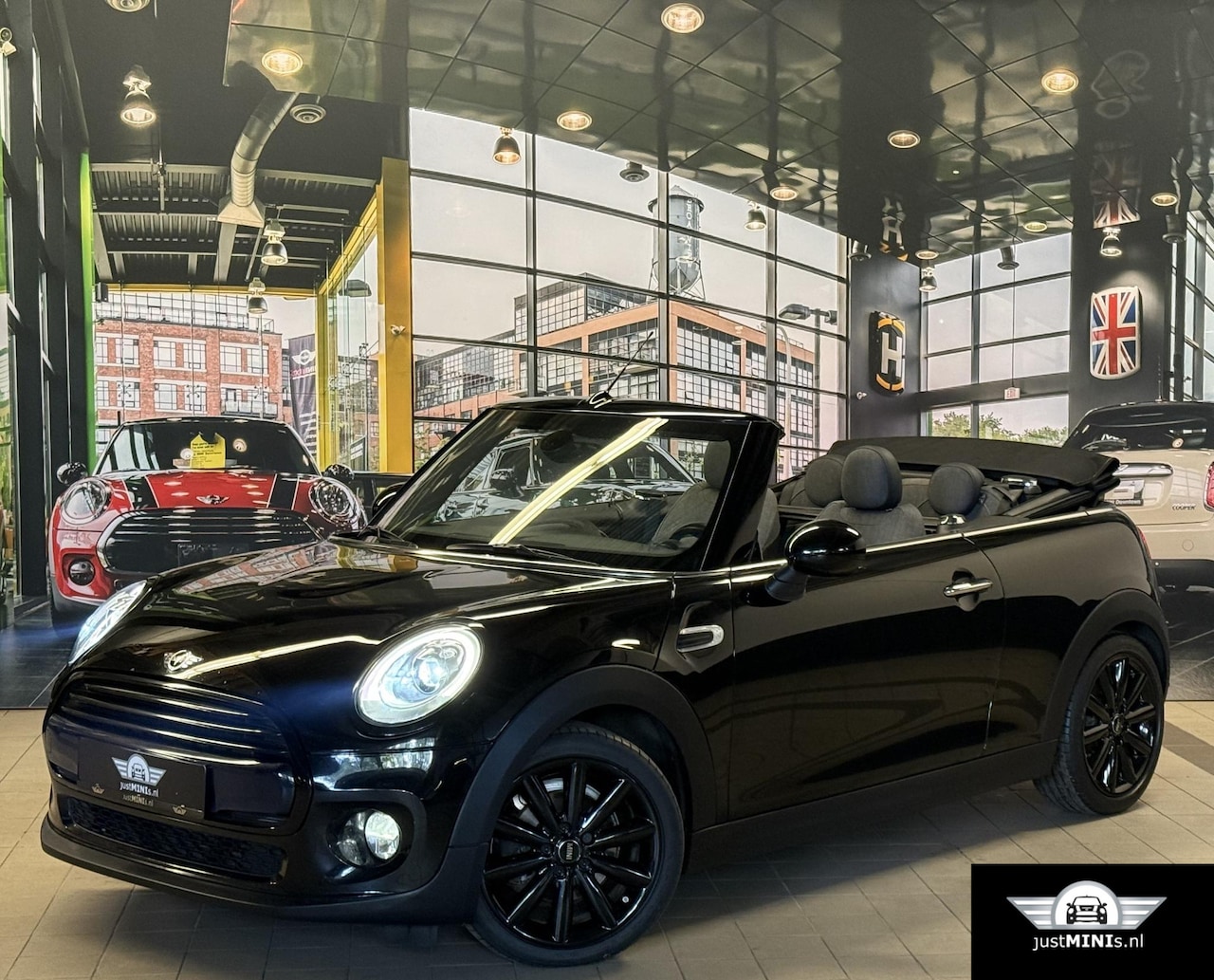 MINI Cabrio - COOPER 136 pk NAVI LED 17" UNION JACK 1e eig - AutoWereld.nl