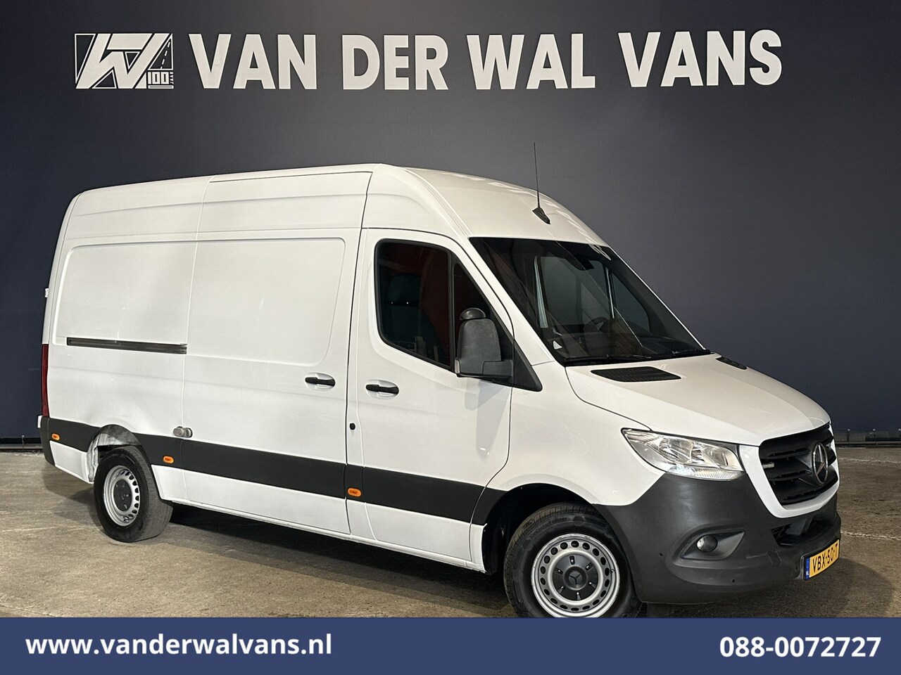 Mercedes-Benz Sprinter - 316 CDI 164pk L2H2 Euro6 Airco | Camera | Apple Carplay | Android Auto Cruiscontrol, 2800k - AutoWereld.nl