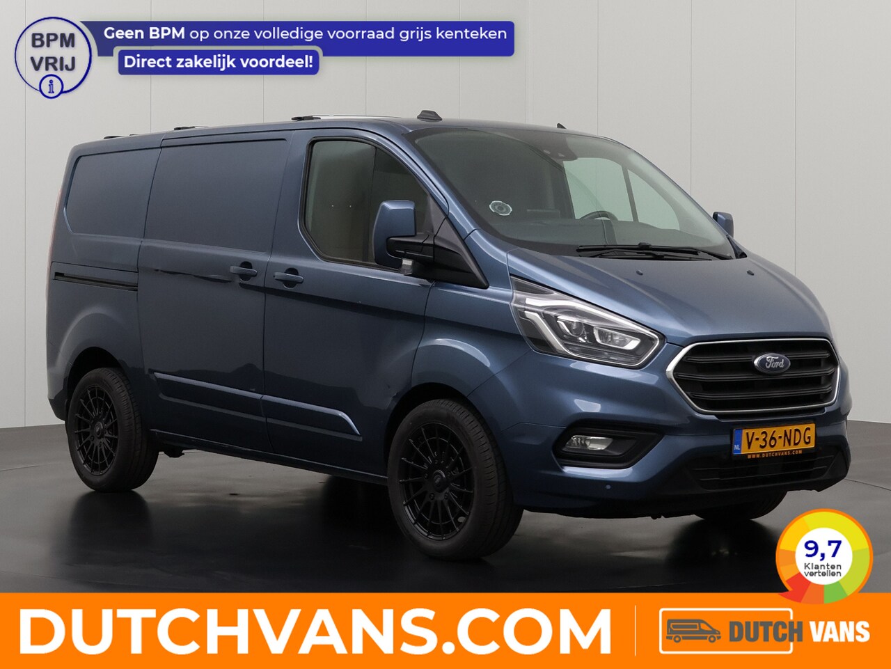 Ford Transit Custom - 2.0TDCi 170PK Automaat Limited | Leder | LMV € 1800,-- meerprijs | Navigatie | Camera | Ai - AutoWereld.nl
