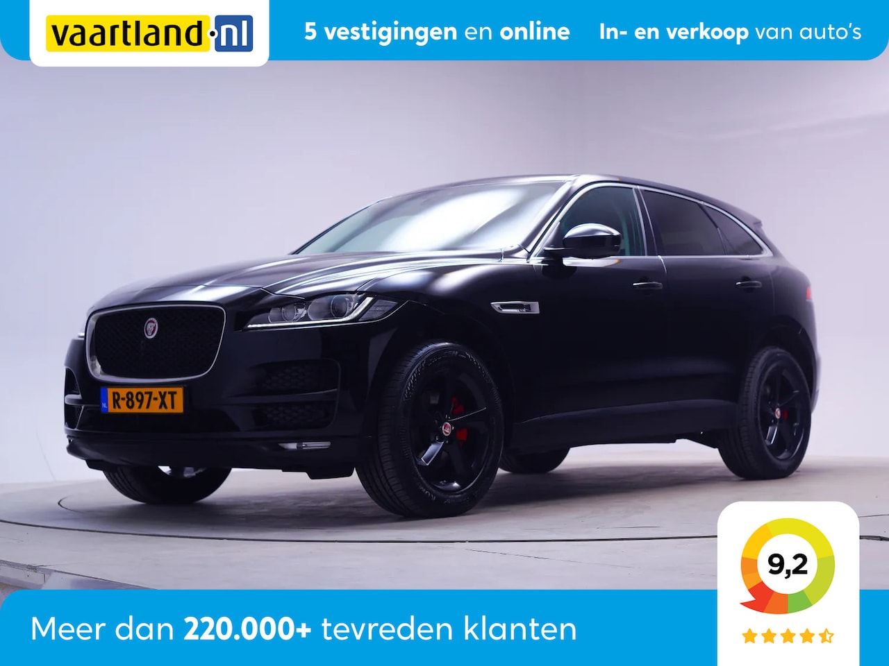 Jaguar F-Pace - 2.0 Portfolio AWD 25t [ Camera Leder Stoelverwarming ] - AutoWereld.nl