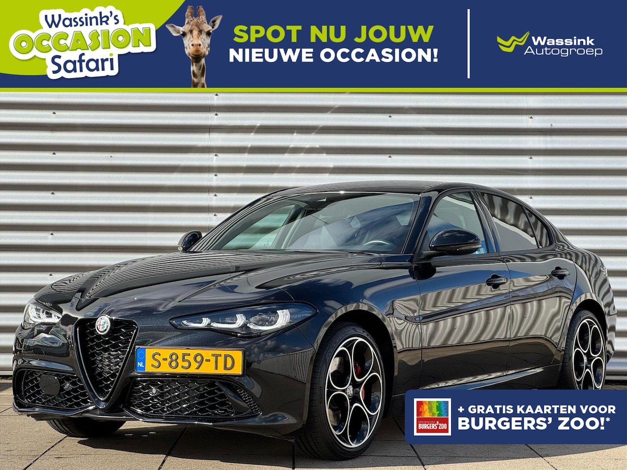 Alfa Romeo Giulia - 2.0T 280pk AWD | 19 Inch Lichtmetalen Velgen | Navigatie | Achteruitrijcamera | Safari Act - AutoWereld.nl