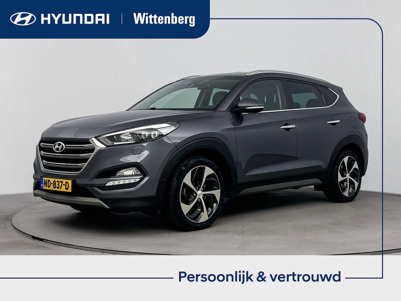 Hyundai Tucson - 1.7 CRDi HP PREMIUM | UNIEK! | TREKHAAK | ALL SEASONS | NAVI | CLIMA | CRUISE | CAMERA | L - AutoWereld.nl