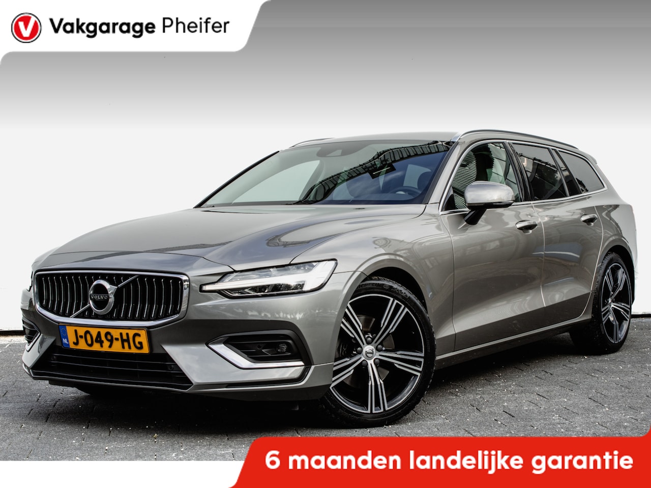 Volvo V60 - 2.0 B4 198pk Inscription Trekhaak/ Lederen int./ Stuur + stoelverwarming/ Camera/ Adapt. c - AutoWereld.nl