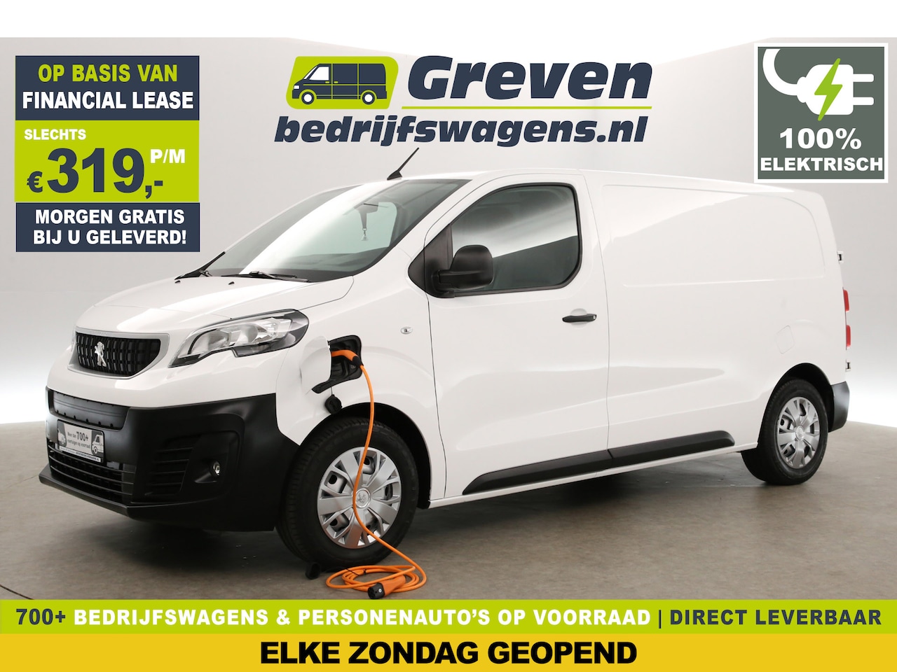 Peugeot e-Expert - L2H1 | 75 kWh | Elektrisch | EMISSIEVRIJE ZONE | Airco | Cruise | PDC | 3 Persoons | Stoel - AutoWereld.nl