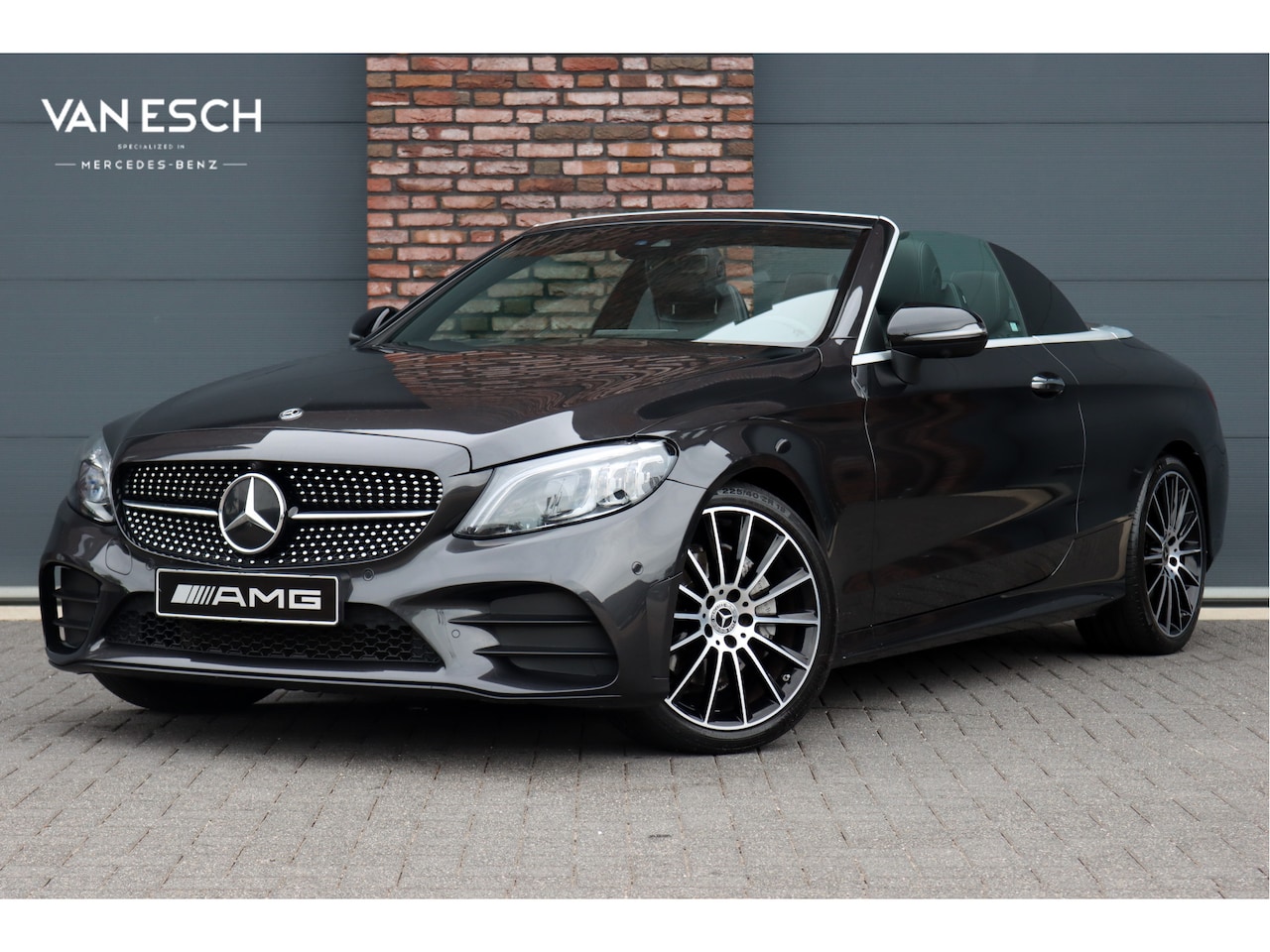 Mercedes-Benz C-klasse Cabrio - 220 d AMG Line | Airscarf | Burmester | Surround Camera | Leder | Keyless Go | Leder | Sto - AutoWereld.nl