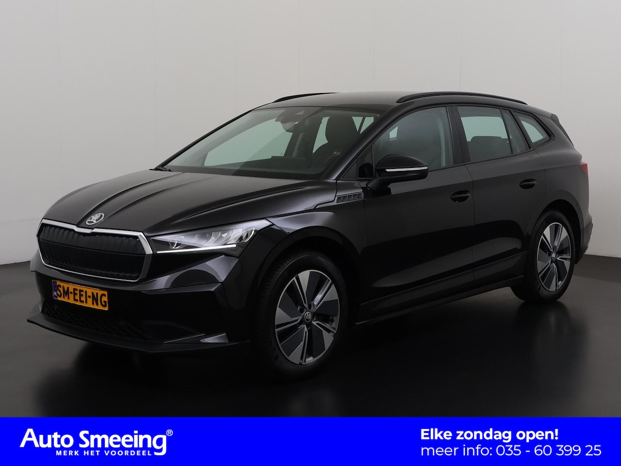 Skoda Enyaq iV - 60 Lounge | Trekhaak | Leder | Snellader | Zondag open! - AutoWereld.nl