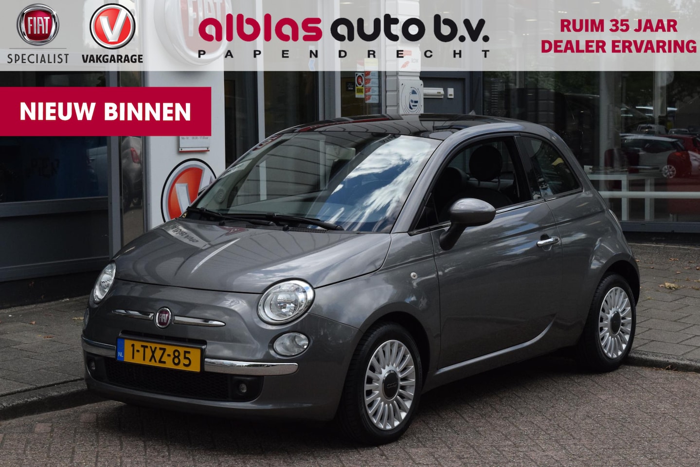 Fiat 500 - 0.9 TwinAir Lounge|dealero.h.|Lage km! - AutoWereld.nl