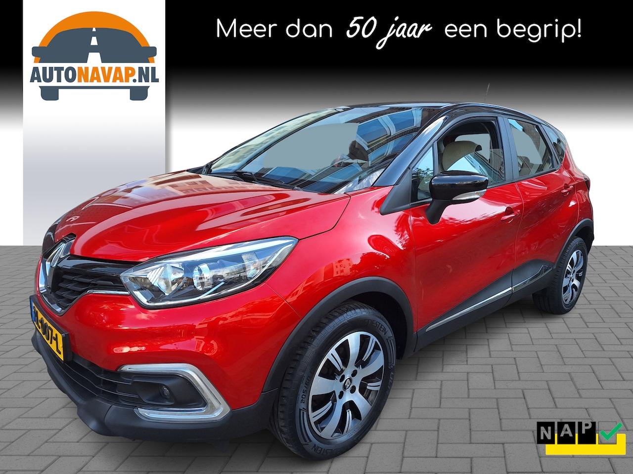 Renault Captur - 0.9 TCe Zen /Navi/Dab/Airco/Cruise/Garantie - AutoWereld.nl