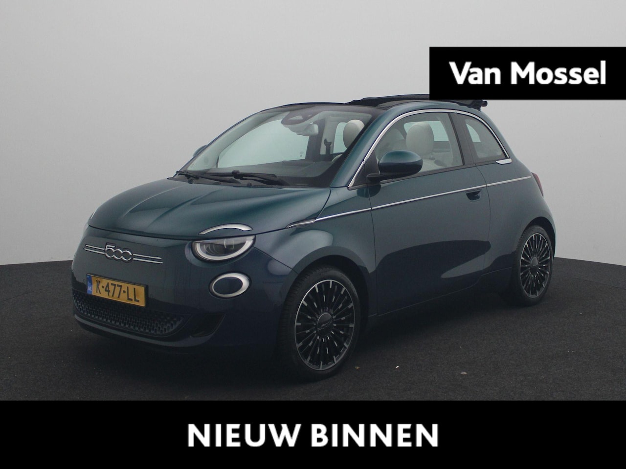 Fiat 500 C - La Prima 42 kWh | Cabrio | Leder | Navigatie | - AutoWereld.nl