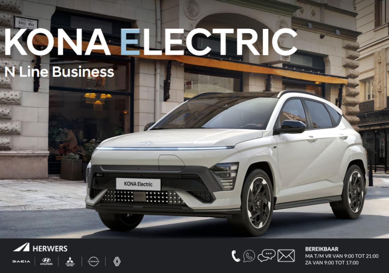 Hyundai Kona Electric - N Line Business 64.8 kWh / Rijklaarprijs Engine Red / Nu Te Bestellen / Levertijd 3 Maande - AutoWereld.nl