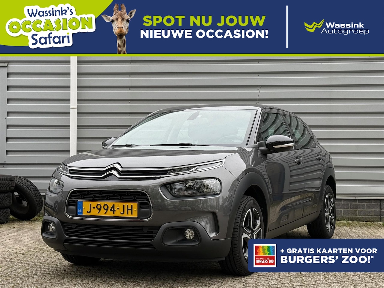 Citroën C4 Cactus - 1.2 PureTech 110pk Feel | Cruise Control | Parkeersesnoren Achter | Safari Actie | 7'' Sch - AutoWereld.nl