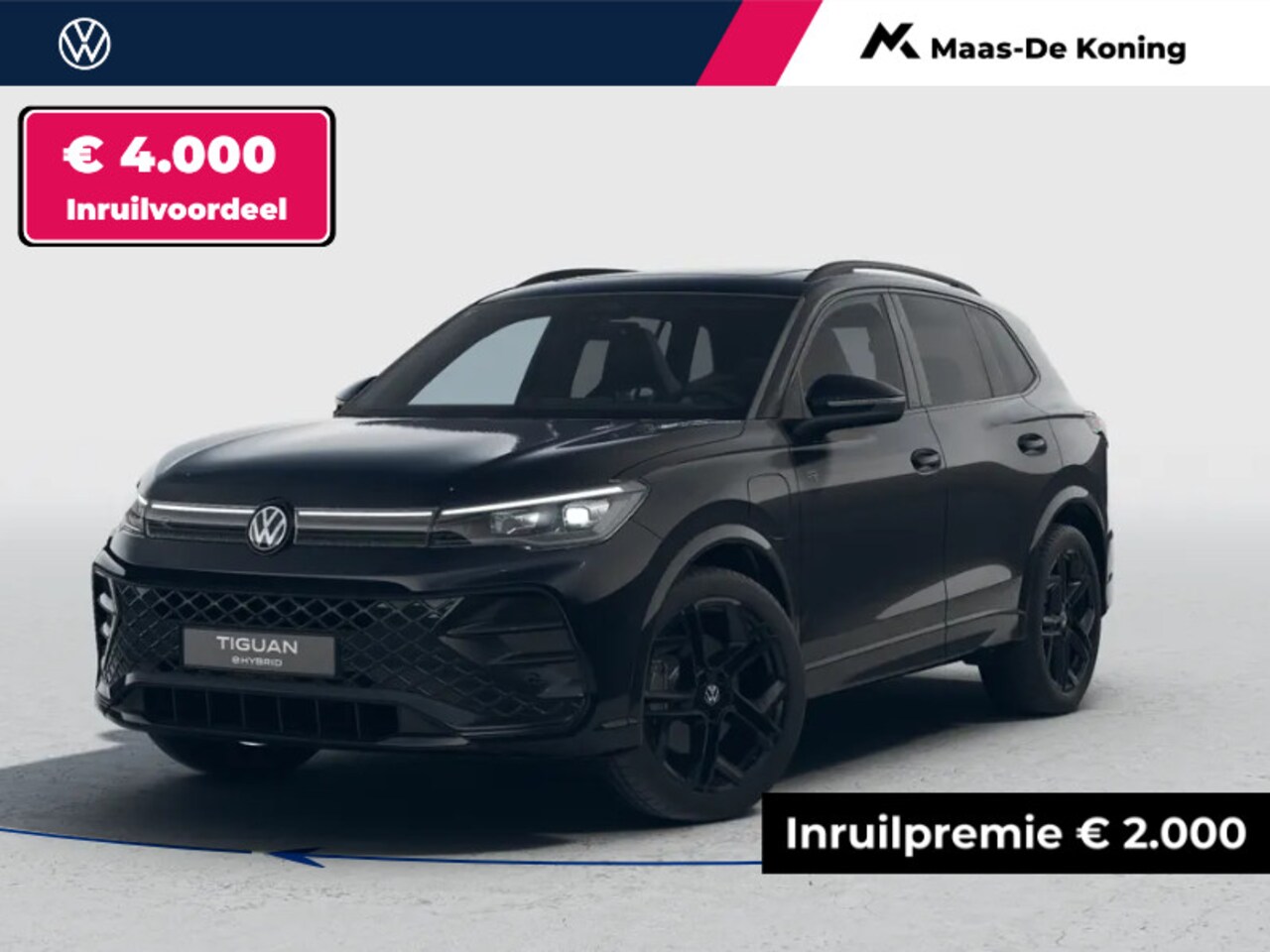 Volkswagen Tiguan - R-Line Edition 1.5 eHybrid 204 PK 6 versn. DSG · Blackstyle pakket · Comfort pakket · Trek - AutoWereld.nl