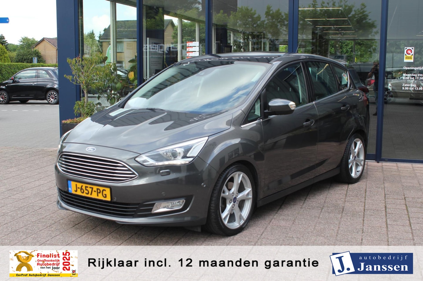 Ford C-Max - 1.5 Titanium 150p Trekhaak Panodak Bi-Xenon Clima Navi Bluetooth 18"Lmv Pdc Camera - AutoWereld.nl