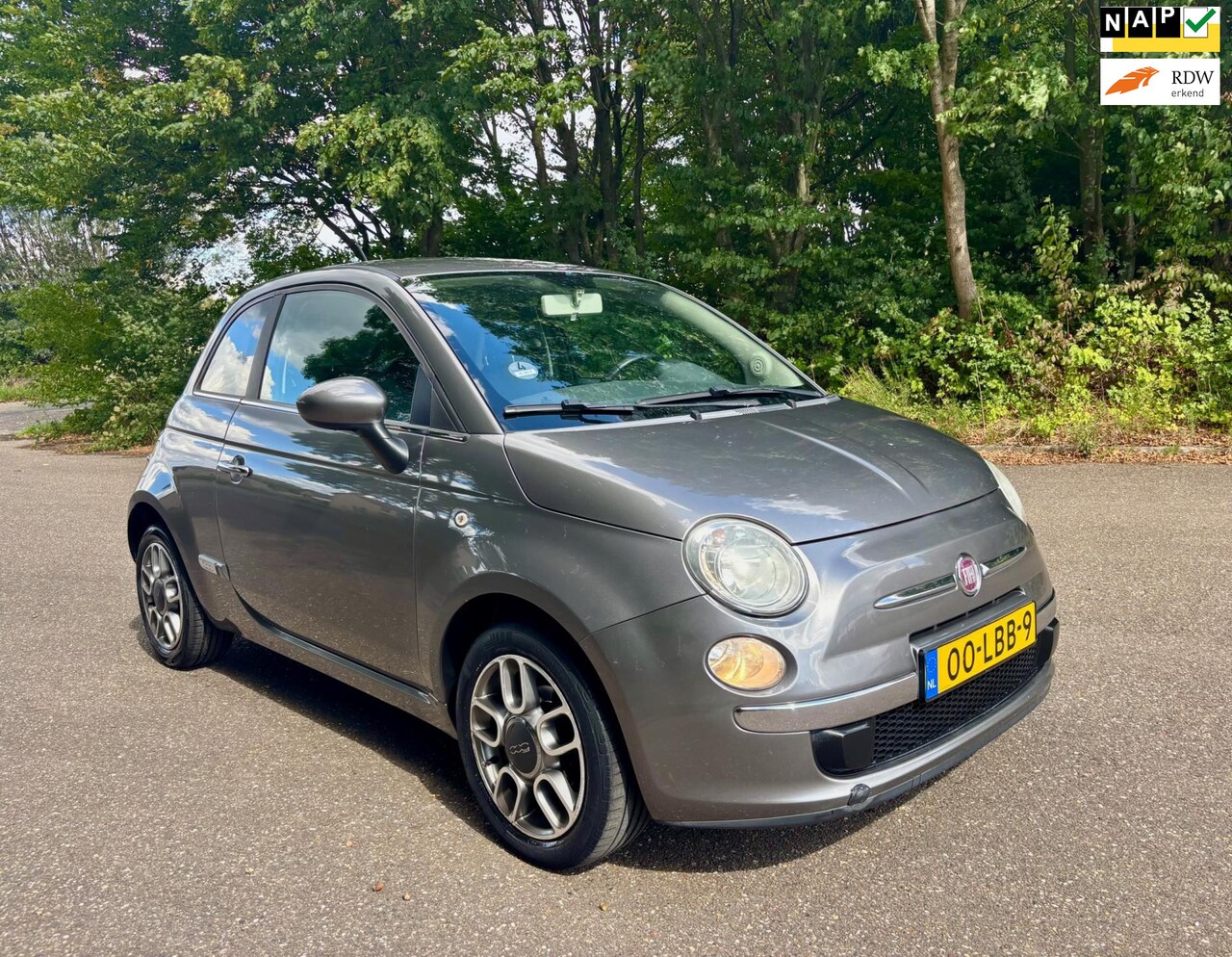 Fiat 500 - 1.2 Sport | Aut. | Half leder | APK 03-2026 - AutoWereld.nl