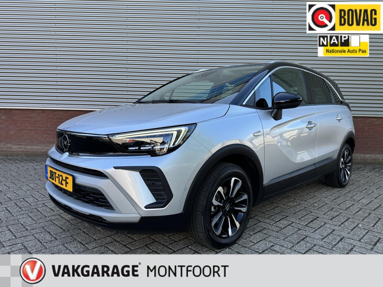 Opel Crossland X - 1.2 Turbo Elegance|Pano|Camera|Carplay|Cruise|Dodehoek|Navi|Parkeersensoren| - AutoWereld.nl