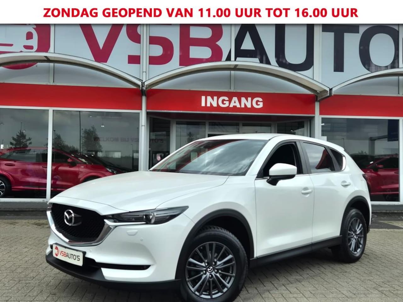 Mazda CX-5 - 2.0 EXCLUSIVE LINE 165PK LED NAVI WINTER-PAKKET AIRCO LMV PDC - AutoWereld.nl