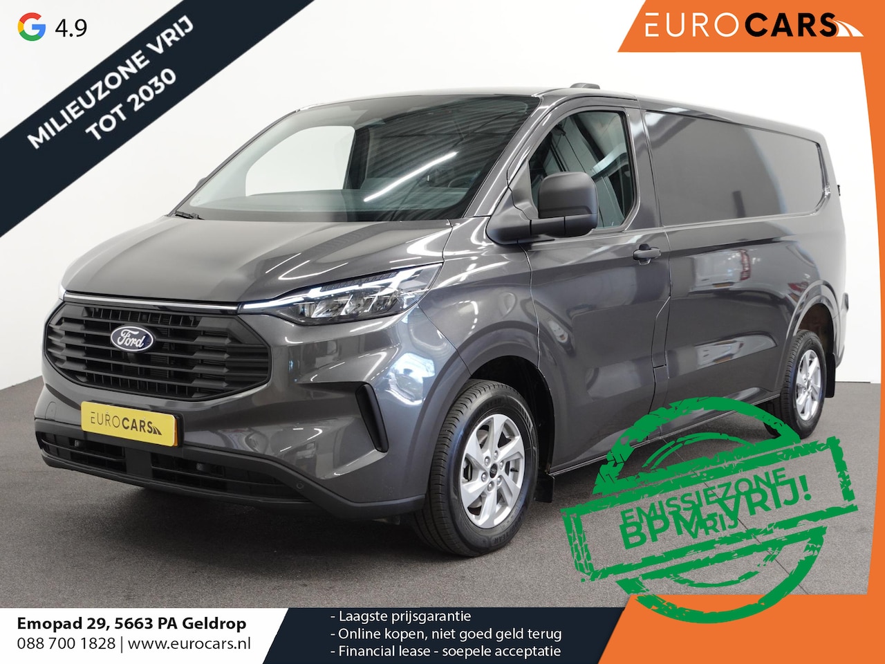 Ford Transit Custom - 300 2.0 TDCI L2H1 Trend Automaat Airco Navigatie Cruise - AutoWereld.nl