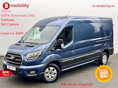 Ford Transit - 350 2.0 TDCI 165PK L3H2 Limited Automaat Trekhaak 2.800kg | UNIEK* | Trekhaak 2.800kg | Ro