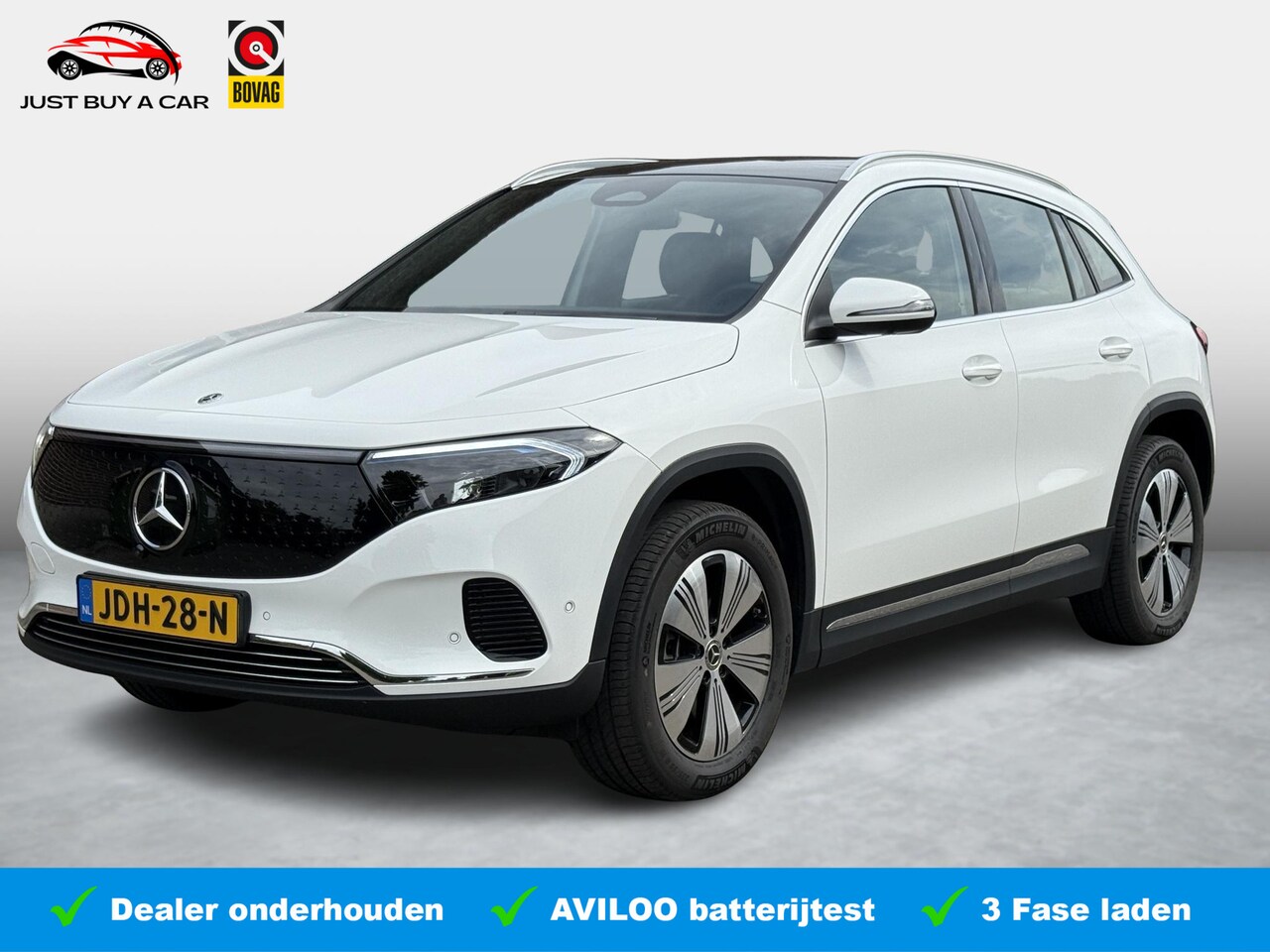 Mercedes-Benz EQA - 350 4MATIC Progressive Advanced 71 kWh Facelift / NP € 76.107,- / SoH 98,7% / Electr. Trek - AutoWereld.nl