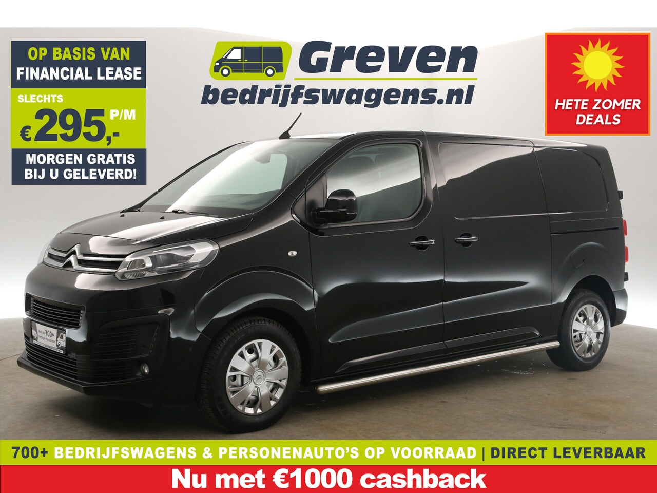 Citroën Jumpy - 2.0 BlueHDI L2H1 Airco 360Camera 2xSchuifdeur Cruise Carplay 3 Persoons PDC Elektrpakket T - AutoWereld.nl
