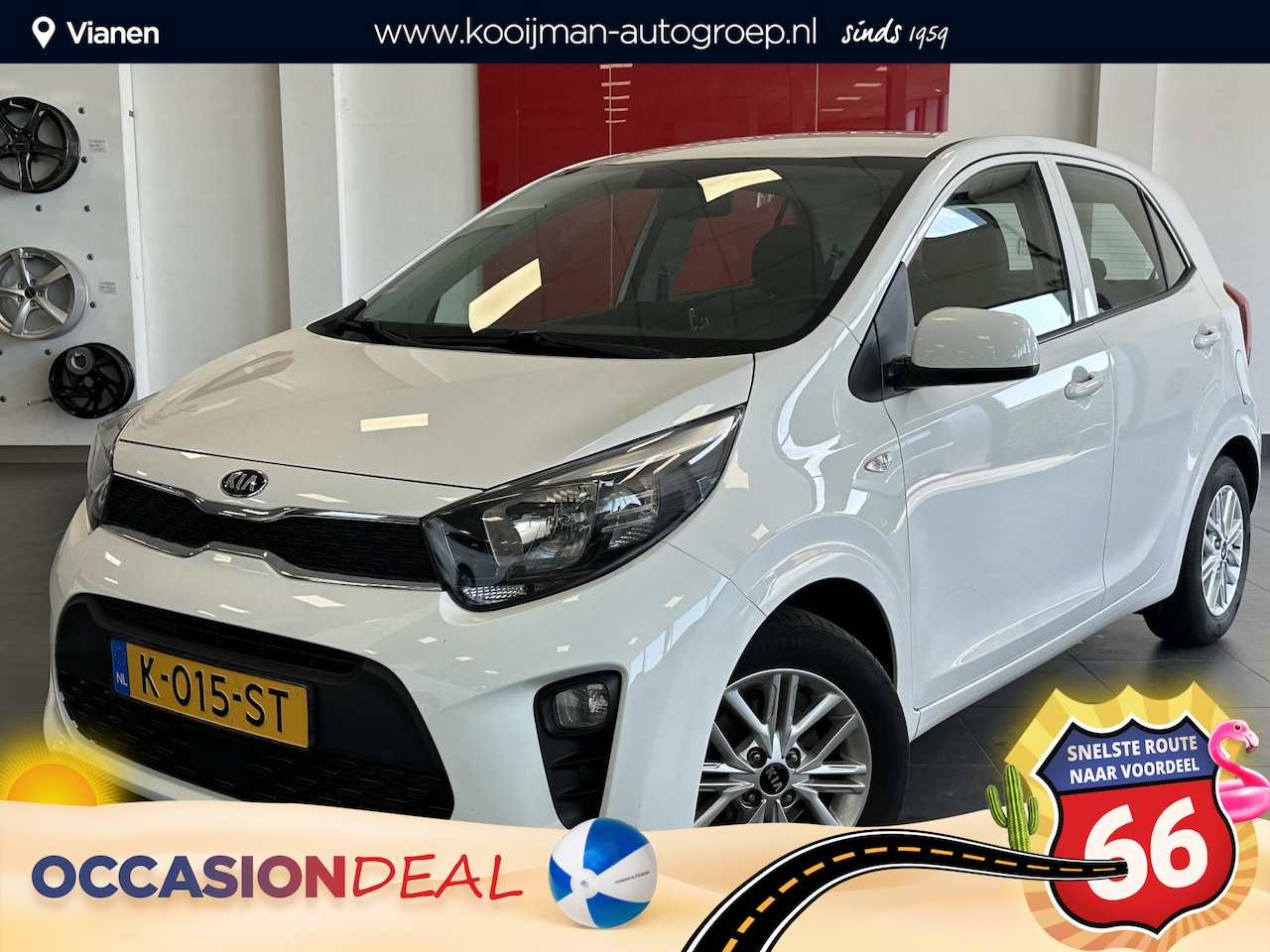 Kia Picanto - 1.0 DPi DynamicLine Android Auto, Apple CarPlay, Lichtmetalen Velgen, - AutoWereld.nl