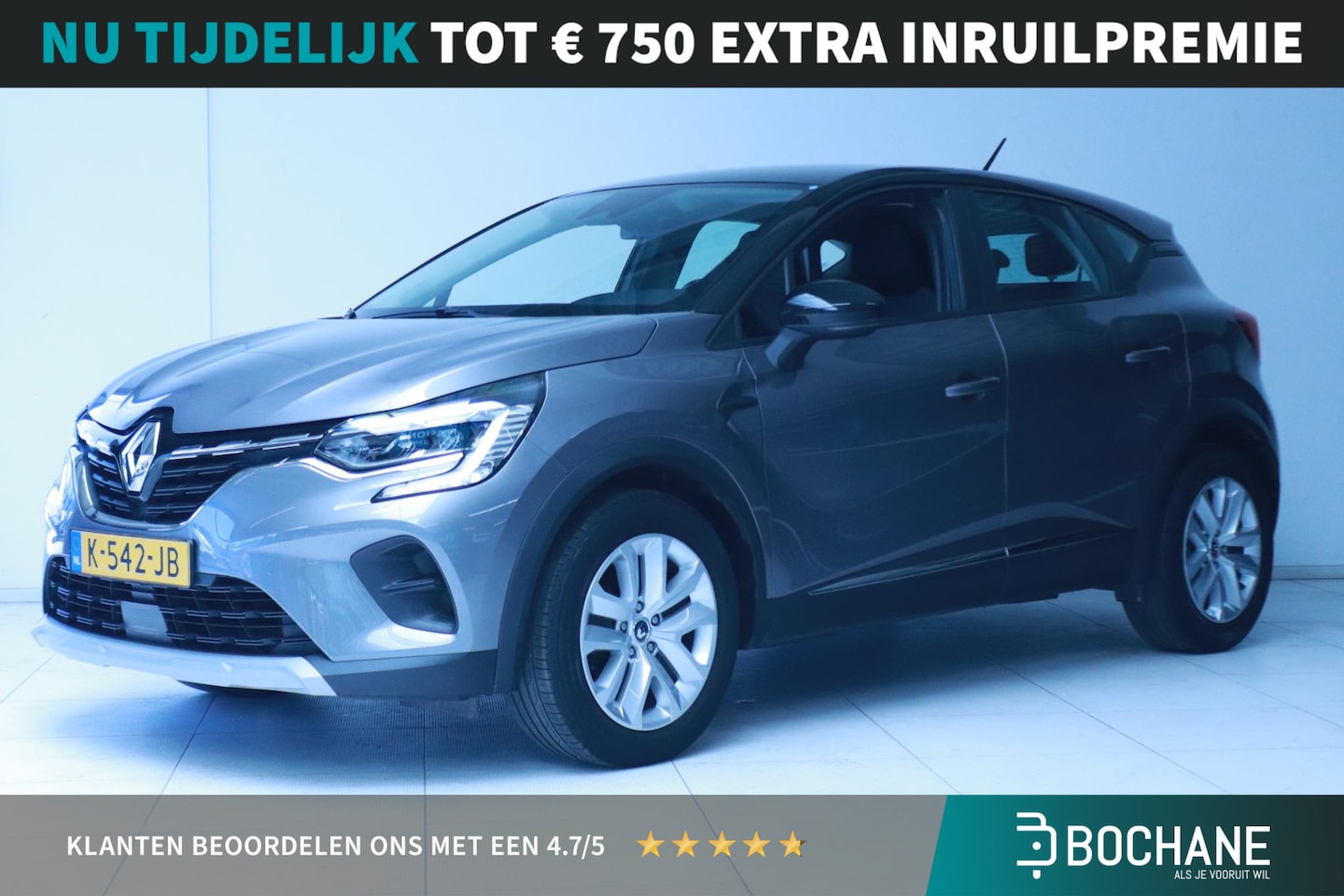 Renault Captur - 1.0 TCe 100 Zen Airoc/Navi/Trekhaak - AutoWereld.nl