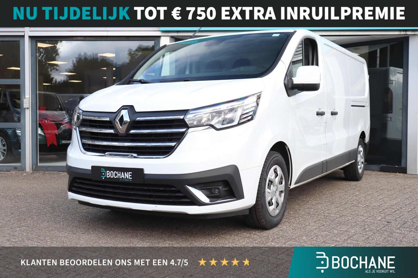 Renault Trafic - 2.0 dCi 130 T30 L2H1 Work Edition | Airco | Navigatie | Dubbele schuifdeur | Trekhaak | La - AutoWereld.nl